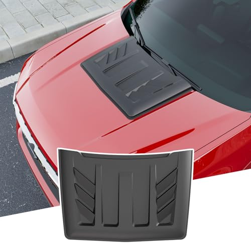 24E032 - 24S25 - Hood Scoop Accessory Removal - 2021-2024 Ford Bronco Sport 6 xipoqix Hood Scoop Compatible with 2022-2025 Ford Maverick Bonnet Scoop Bonnet Vent Cover Trim Replacement for 2022-2025 Ford Maverick Accessories