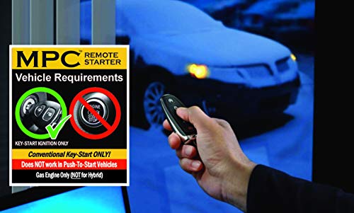 MPC Complete Remote Activated Remote Start Kit Compatible with Scion iQ 2012-2015 - w/T-Harness - Firmware Preloaded