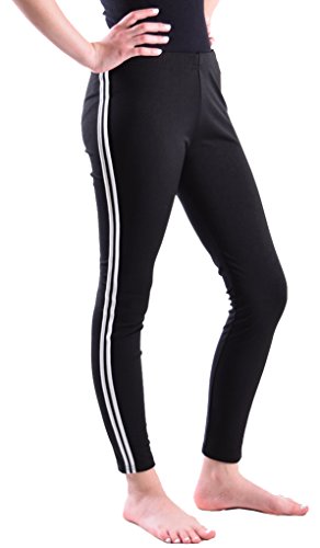 Dinamit Jeans Girls sport legging with side stripes.