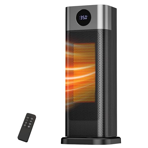 Sendowtek 2000W Powerful Space Heater 39cm Tall with Remote Portable