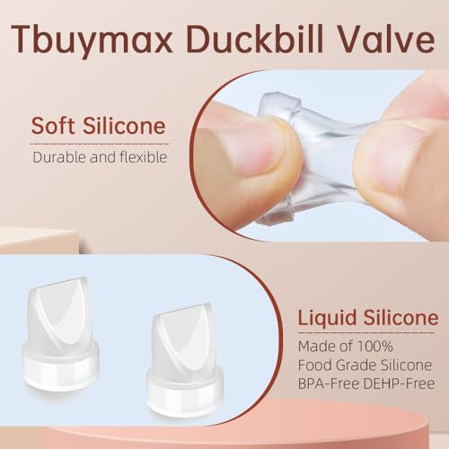 8 piezas de válvulas Duckbill compatibles con Momcozy M5 miniatura 5