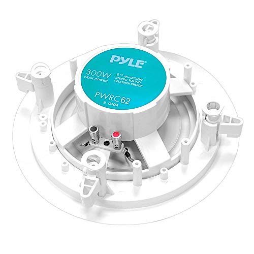 Pyle 6.5 Inch 300W Home Audio In Ceiling Or Outdoor Speaker Waterproof (4 Pack) #TOP3
