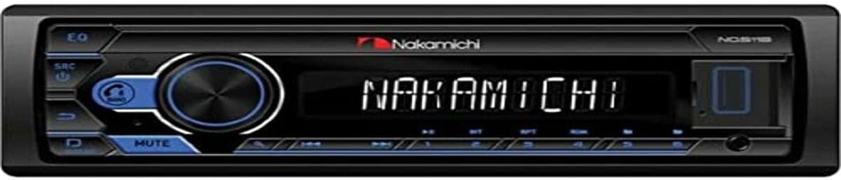 Amazon.com: Nakamichi NQ511B Bluetooth Car Digital Single DIN In Dash ...