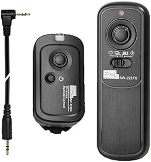 Pixel Wireless Shutter Remote Control RW/L1 for Panasonic DMC G1 G2 G3 G5 G6 G7 G10 G70 Gf1 GH2 GH3 GH4 GX7 L1 L10 LC-1 FZ20 FZ20K FZ20S FZ30 FZ30K FZ50K FZ50S FZ100 FZ150 FZ200 FZ1000