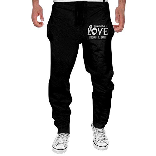 Preisvergleich Produktbild CVDGSAD Coole Jogginghosen für Männer drucken Brain Cancer Awareness