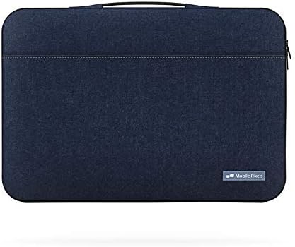 Mobile Pixels 14-15.6 inch Laptop Sleeve Case Bag for Book MacBook Pro Handbag Cover Lenovo Dell Toshiba HP ASUS Acer Chromebook Notebook -Navy Blue Duex (14-15.6")