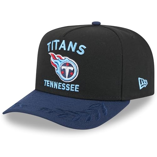New Era Youth Black/Navy Tennessee Titans 2025 NFL Draft A-Frame 9FIFTY Snapback Hat