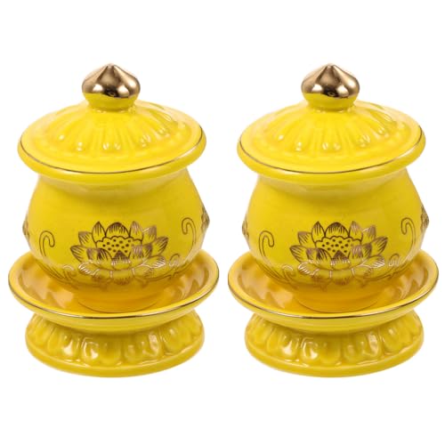 Coupe d'offrande bouddhiste compacte pour petits autels de temple - 2