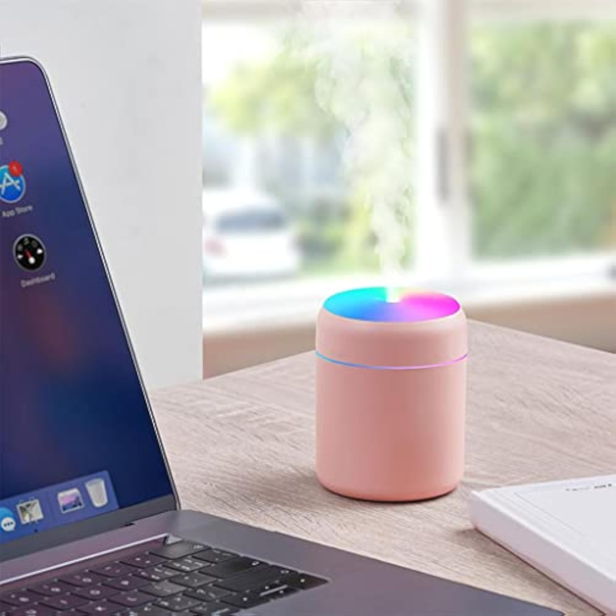280ML Mini Humidifier Air Purifier Oil Aroma Diffuser