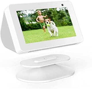 SPORTLINK Stand for Show 8 and Show 5(1st & 2nd Gen) - Table Holder Stand Mount Compatible with Show 8 and show 5 with Tilt Function and Anti-Slip Base (White)