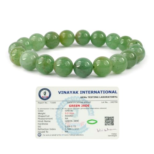 Image of Reiki Crystal Products Certified Natural Crystal Stone Round 10 mm Beads Bracelet for Men & Women | Reiki Charged Gemstone Jewellery Bracelet | Multiple Stone Variants Available