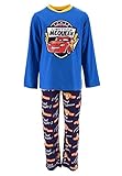  Disney Cars, Pyjama Long Garçon (Bleu,3 Ans)