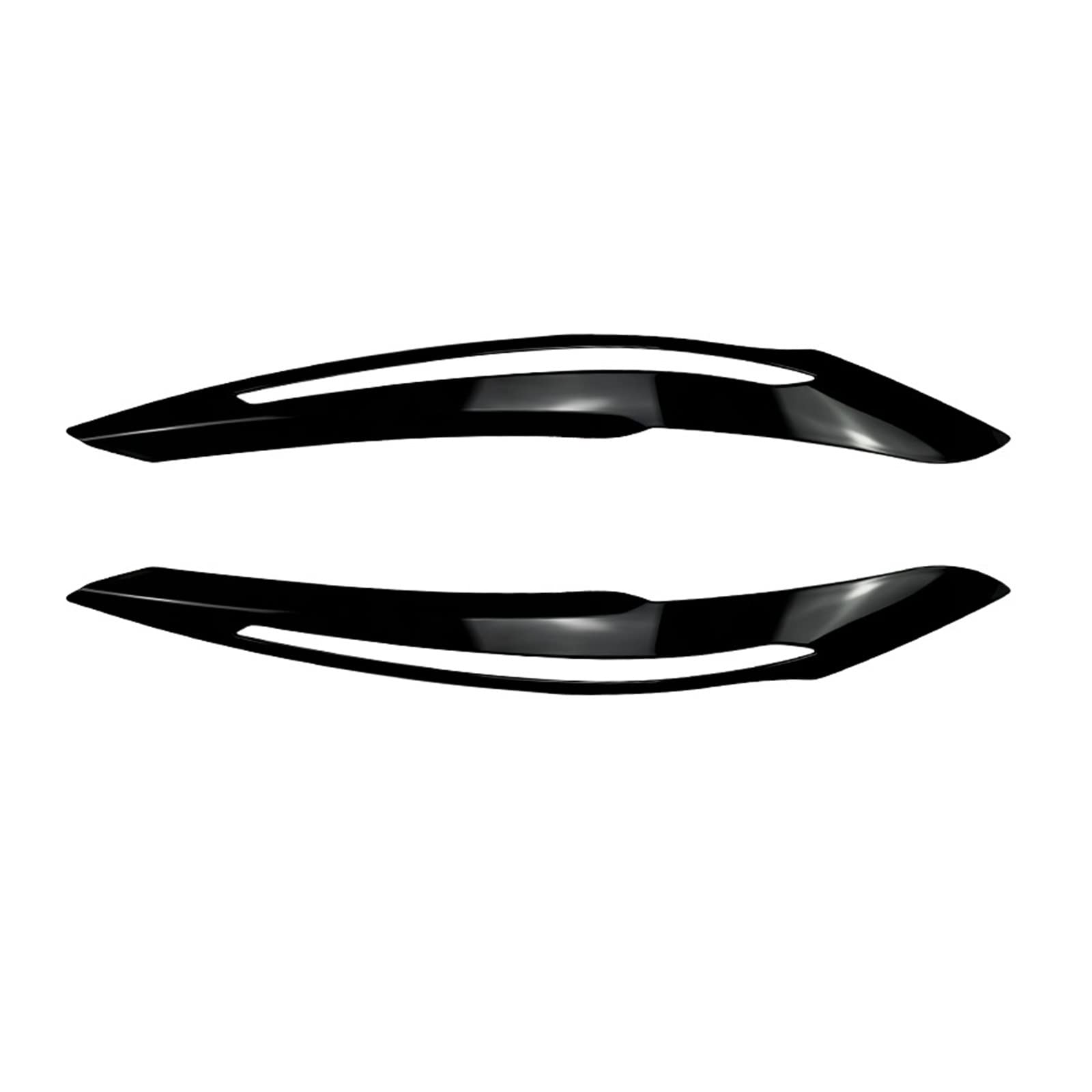 Evil Headlight Eyebrows Eyelid Cover Fit for F20 F21 1 Series 116i 118i 120d 120i 125i M135i 2011-2015 Pre-LCi Car Accessories(Glossy Black)