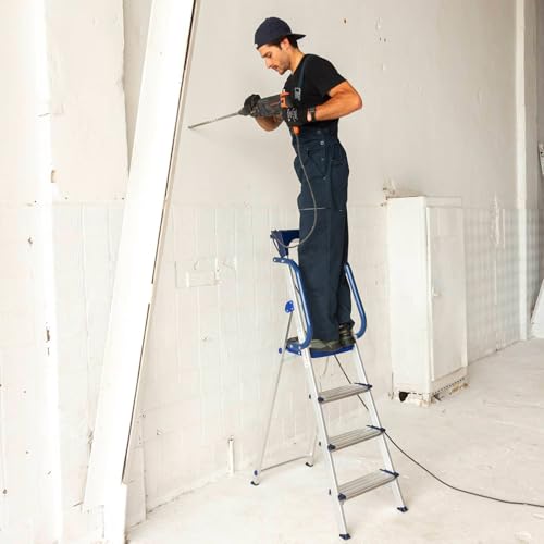 Escalera de tijera HOSTRÖM Secure Pro con altura de plataforma 89 cm 4