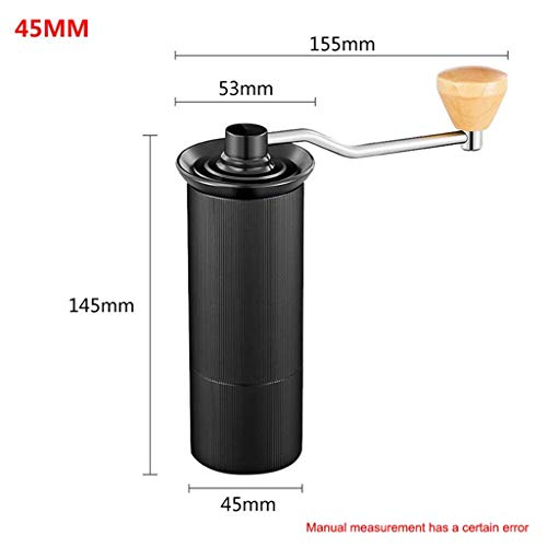 Manual Coffee Grinder 45Mm Aluminum Coffee Grinder Black/Brown/Silver 15G Mini Coffee Milling Machine (Color : 3) #TOP4