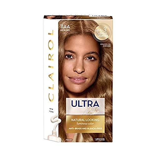 Clairol Nice'n Easy Ultra Lift Permanent Hair Color, 11AA Ash Blonde, 1 Count