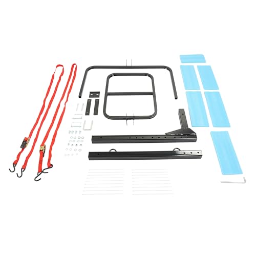 ALMULOO RV Hitch Mount Kayak Rack Fits up to 12'' Kayaks Vertical Standing Kayak Carrier 2'' Hitch Receiver Height Adjustable 150LBS for RV Truck SUV Steel by ALMULOO - Image 5