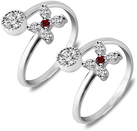 Parnika 925 Top Openable Silver Toe Rings in Pure 92.5 Sterling Silver for Women | Chandi Bichiya Bicchiya | Metti |
