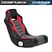 X Rocker Flash Floor Rocker Gaming Chair, Headrest Mounted Speakers, Integrated 2.0 Wired Audio System, Reclines, 5132401, 30.71
