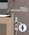 Fosmon Surge Protector Power Strip Flat Plug, 4-Outlet Splitter Extender Bar 1875 Watt 490 Joules, 3FT Extension Cord Wall Mount with 3 Prong Grounded for Office, Dorm, Home - ETL Listed | Compatible with Computer, TV, Laptop, and Office Devices. 490
