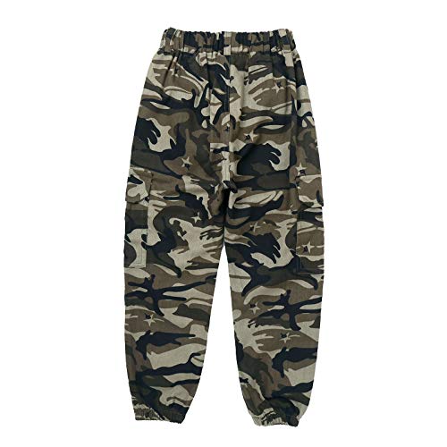 Kids Boys Camouflage Joggers Cargo Pants Outdoor Hiking Camping Military Camo Cargo Trousers with Pockets4