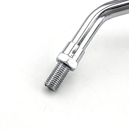 Surpassme MTRM038SR Motorcycle Mirrors, Universal 10Mm Chrome Motorcycle Rear View Side Mirrors Handle Bar Bar End Motorcycle Mirrors thumb #4