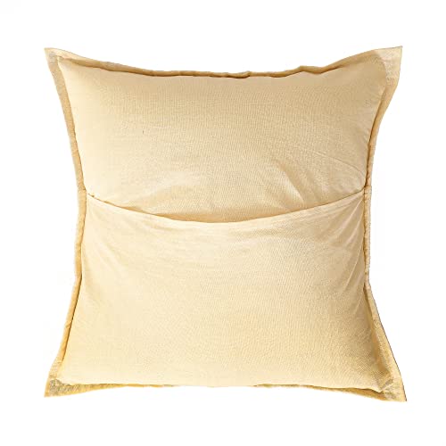 Image of Ravaiyaa - Attitude is everything Set Of 2 PC Home Sofa Decor Cotton Cushion Cover, Handmade Khambadiya Patchwork Pillow Case, Embroidery Cushions