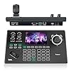 Tenveo NDI PTZ Camera Controller, 5'' LCD Screen Preview, 4D Joystick, PoE IP PTZ Controller Keyboard for Church Worship Live Streaming Broadcasts Events Video Production, NDI License Included