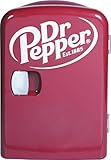 MIS153DRP Dr. Pepper Retro Mini Portable Compact Personal Fridge Cooler