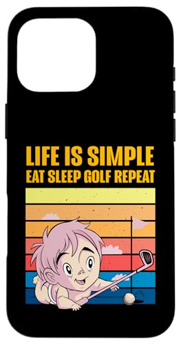 Life is simple eat sleep �S���t ���s�[�g �X�}�z�P�[�X iPhone 16 Pro Max �p