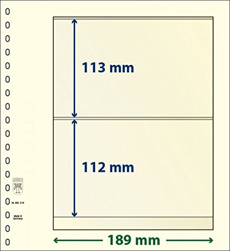 Feuilles neutres LINDNER-T 802216 : protection sans acide haut de gamme