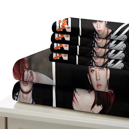 Ensemble de couette Stray Kids lit double pour chambre ado branchée - 7