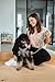 HUNTER Hundegeschirr HILO COMFORT, Farbe: anthrazit, Easy Step-In Geschirr für kleine bis mittlere Hunde, mit Netzmaterial, reflektierende Elemente, angenehm leicht, modernes Design, Größe: M-L
