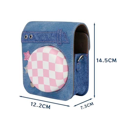 Bolso de Cámara Denim Sweetheart Compatible Fujifilm Mini 41 miniatura 2