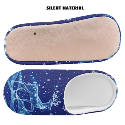 Christmas Shoes for Women Home Slippers Women Closed Toe Xmas Slippers for Adults4