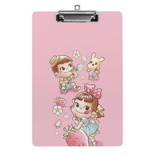 ペコちゃん バインダー A4 クリップボード クリップファイル 事務用品 入職プレゼント ファイル 多機能 ファイルボード 伝票ホルダー 書類整理 会議パッド オフィス用品