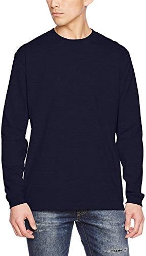 （20:30時点） 5.6oz ロングスリーブTシャツ (1.6インチリブ) 501101 ネイビー XL