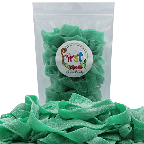 Variety Color Sour Gummy Belts (Green Apple, 1 LB) - image 2