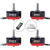 Crazepony 4pcs EMAX RS2205S 2300KV Brushless Motor 3-4S for X210 QAV250 QAV300 FPV Racing Drone Quadcopter