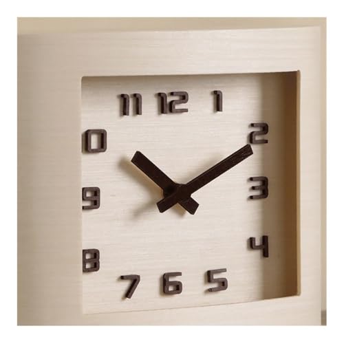 Reloj de mesa simple analógico de cuarzo para decoración de interiores 5