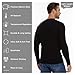 MERINNOVATION Merino Wool Base Layer Mens - 100% Merino Wool Shirts for Men Lite - Midweight Long Sleeve V Neck T-Shirt