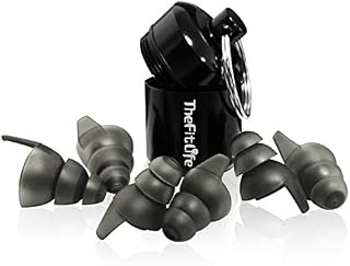 TheFitLife Noise Reduction Ear Plugs - Ultra Comfortable and Reusable Silicone High Fidelity