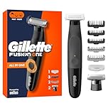 Gillette Fusion One Hybrid Electric Razor for Men, Shaver with Precision Trimmer for Face and Body, Waterproof Wet and Dry Groomer, Cordless, UK 2 Pin Plug