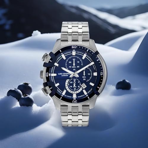 Image of Lee Cooper Multifunction Blue Round Dial Men's Watch - LC07872.390