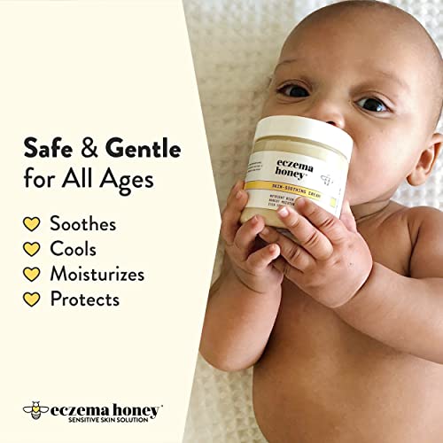 Eczema Honey Original Skin-Soothing Cream - Organic Hand & Body Eczema Relief - Natural Honey Lotion For Dry, Itchy, & Irritable Skin (4 Oz) #TOP2