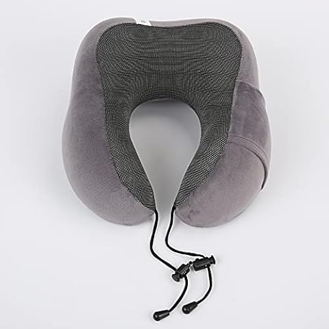 Piero Lusso TRYTODO Classic 100% Memory Foam Travel Neck Pillow for Airplanes and Travel, 360-Degree Support Backed by Sleep Science Cover
