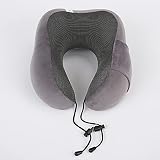 Piero Lusso TRYTODO Classic 100% Memory Foam Travel Neck Pillow for Airplanes and Travel, 360-Degree Support Backed by Sleep Science