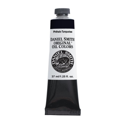 Daniel Smith Original Oil Color, Phthalo Turquoise, 1.25 Fl Oz #TOP7