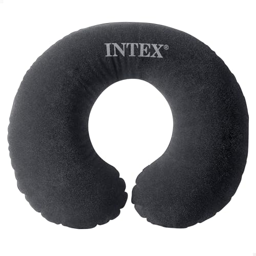 Almohada Inflable de Viaje Rectangular Negra 33x25x7.6 cm miniatura 3