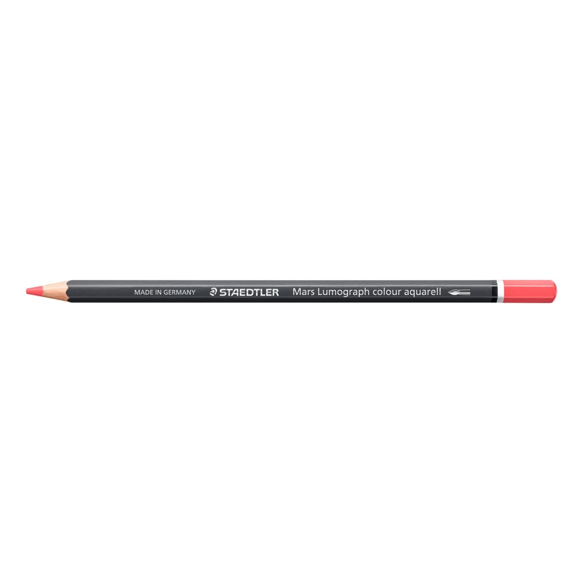 STAEDTLER Watercolour Pencil - Pastel Red - Mars Lumograph Colour Aquarell - Pack of 6, 104-200 โ image 1